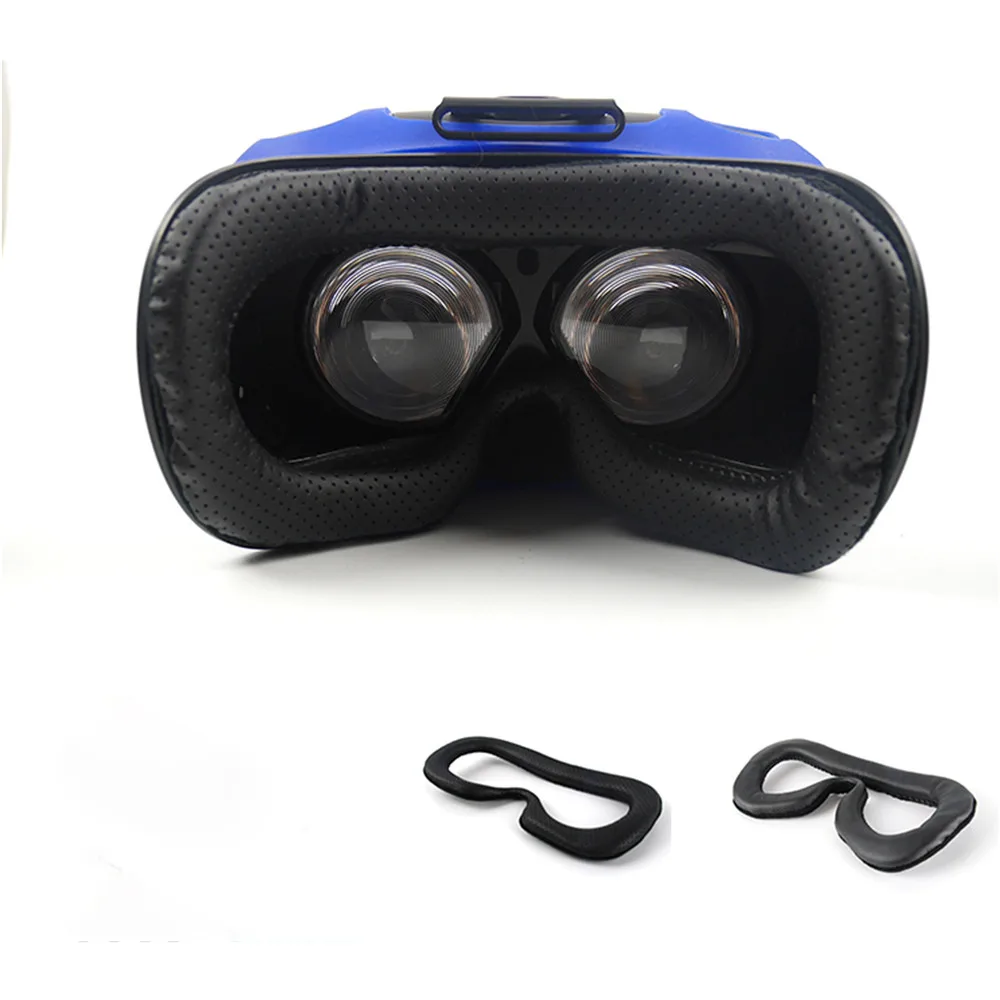交換顔泡アイマスクパッドhtc viveフォーカスvrヘッドセットsweatproofソフトpuレザーアイマスクカバーパッド