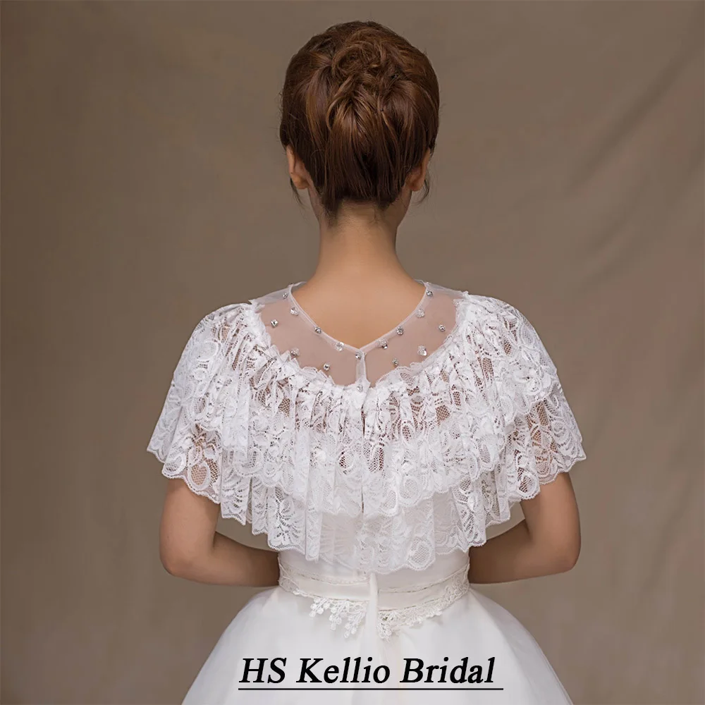 Lace Bridal Jacket Summer Women Wedding Boleros