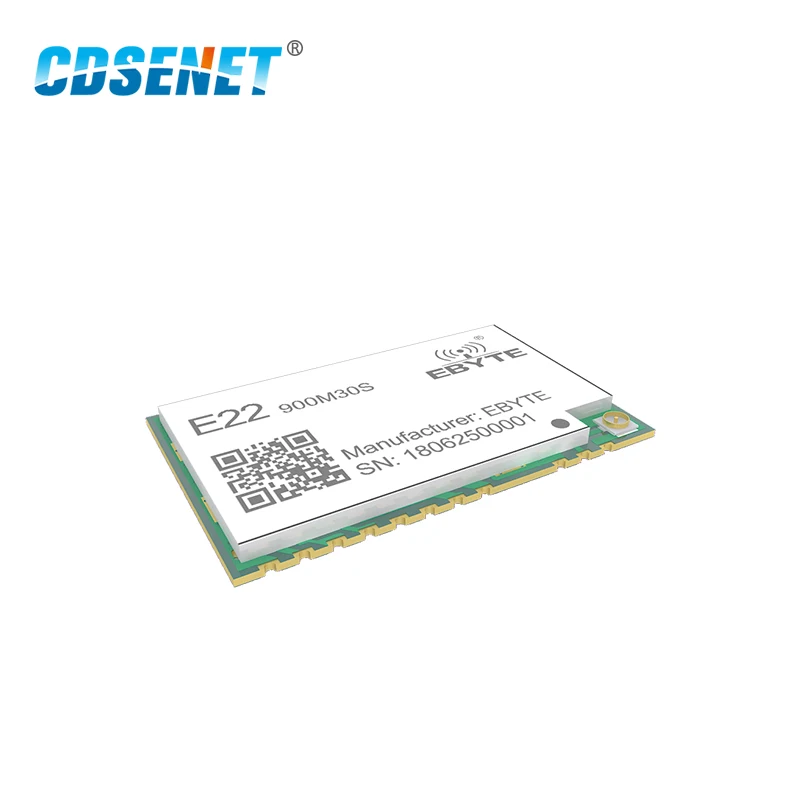 E22-900M30S SX1262 Wireless Transceiver LoRa Module 30dBm 915MHz SMD Stamp Hole IPEX 850-930MHz TCXO rf Transmitter Receiver