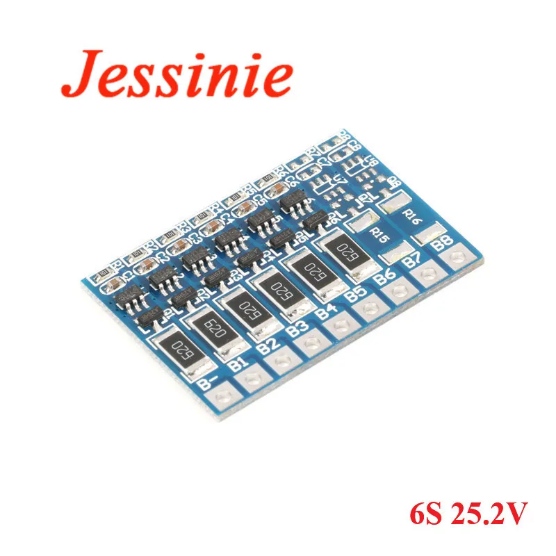 Moduł ładowania i zabezpieczania baterii litowych 18650 z funkcją balansowania BMS 3S 4S 5S 6S 7S 8S, płytka PCB do ładowania i equalizacji baterii Li-ion Lipo — zdjęcie produktu 3