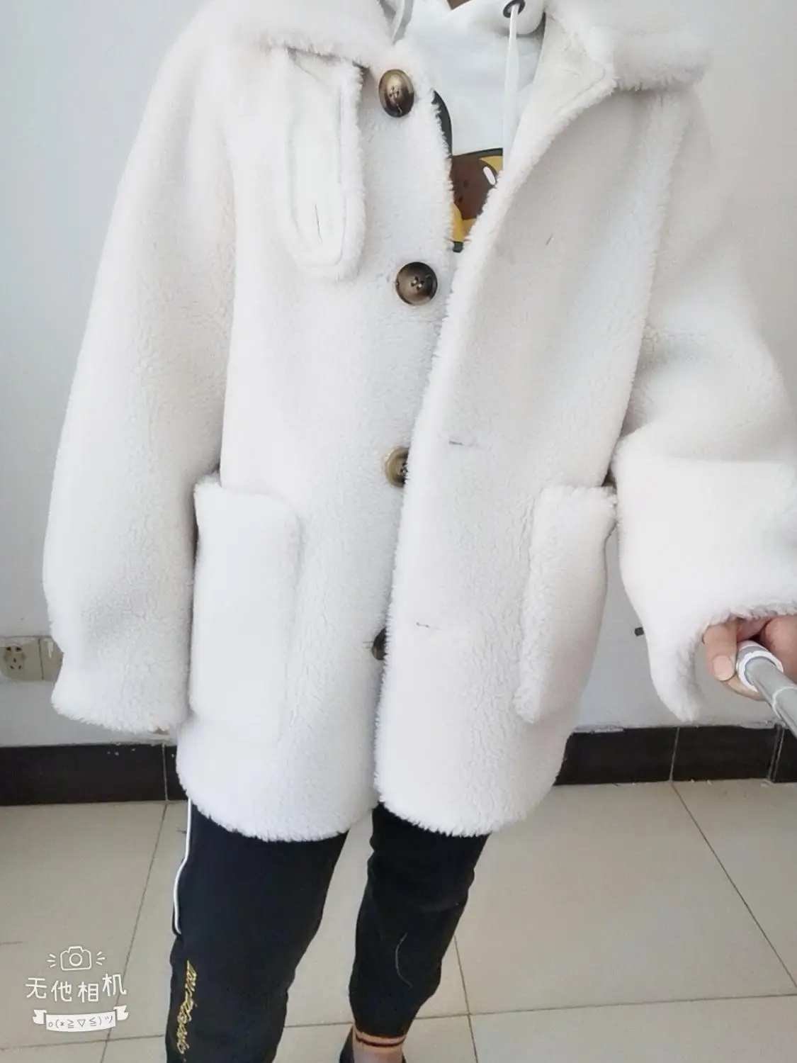 Fur Coats Woman 2021 Autumn Winter Warm Fur Jacket For Women Sheep Shearing Outwear Soft Fluffy Jacket White