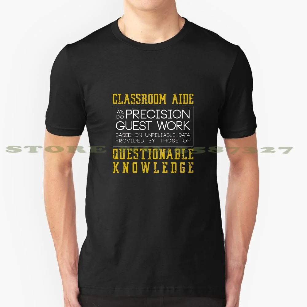 Classroom Aide T - Shirts 100% Cotton T-Shirt Best Classroom Aide Classroom Aide Class Aid Appreciation Class Aid