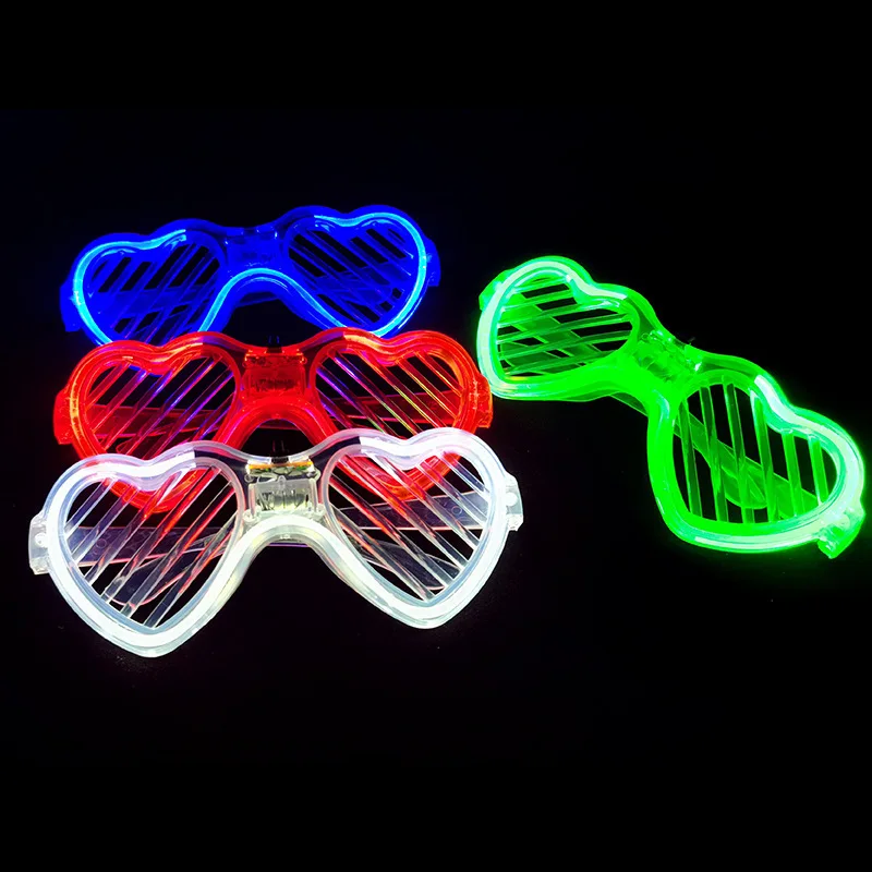 Neon Party LED Glasses EL Wire Neon LED Sunglasses Light Up Glasses Rave Costume Party DJ SunGlasses Birthday Party Decor