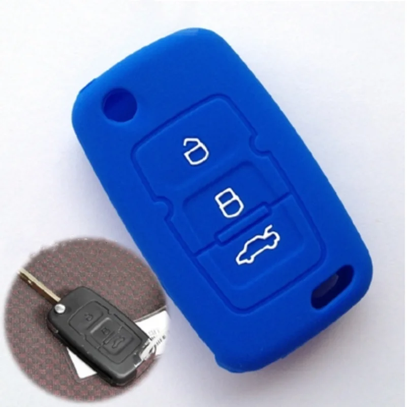 Remote Car Key Case Silicone Cover For Geely Emgrand EC7 EU7 GC5 GC6 EC8 EC718 EC715 Global Hawk GX7 Key Holder Car Accessories