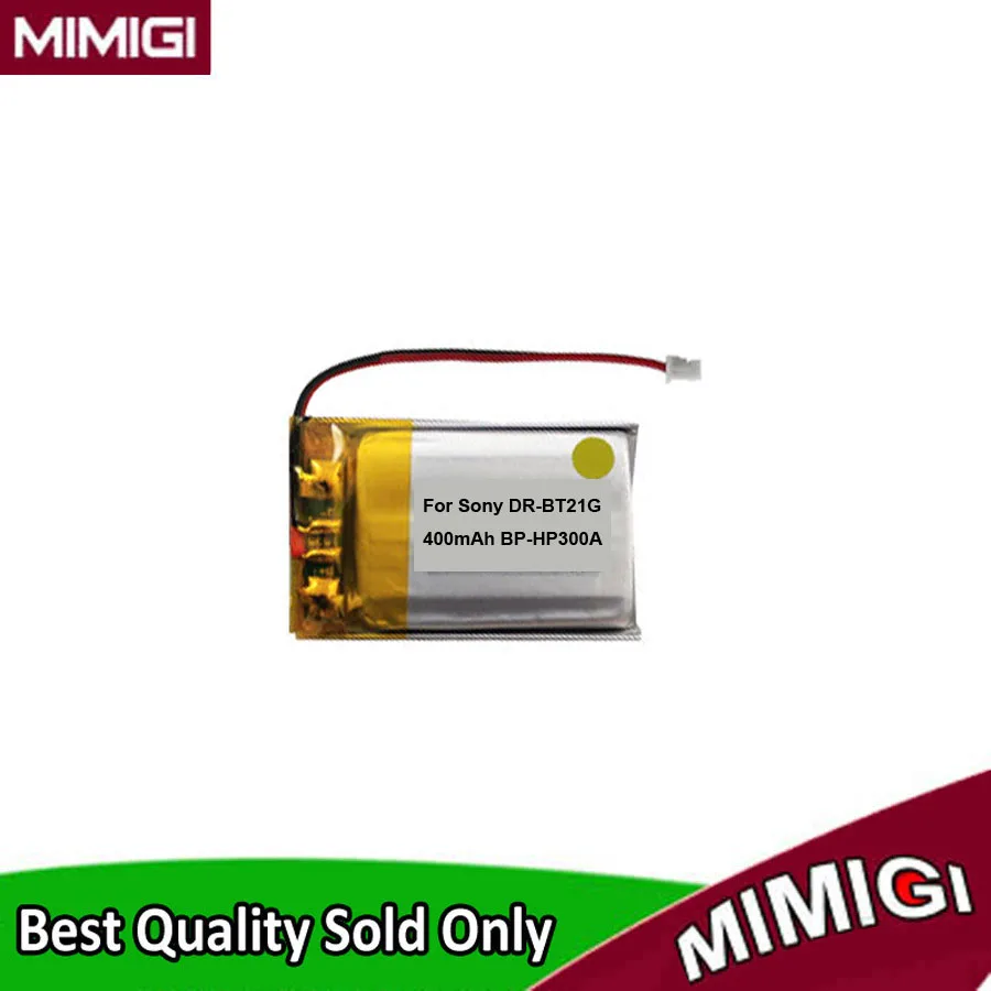 Originele Vervangt 400Mah BP-HP300A Batterij Voor Sony DR-BT21 DR-BT22 DR-BT21G DR-BT21IK DR-BT21GB Headset Accumulator Akku