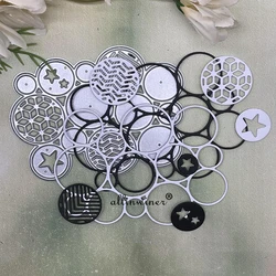 Kształt bańki pierścień metalu wykrojniki szablony Die Cut dla DIY Scrapbooking papierowa karta albumu tłoczenie