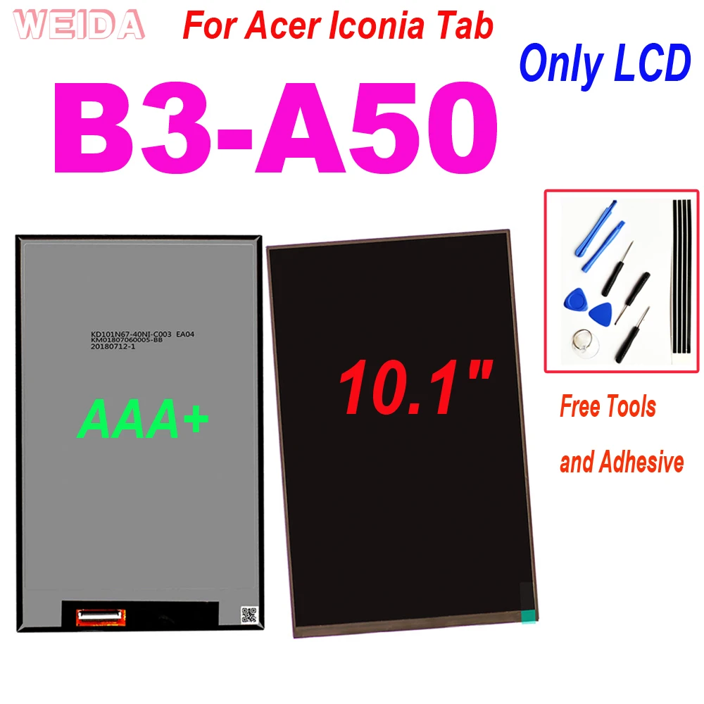 

10 inch AAA+ Replacement LCD For Acer Iconia Tab B3-A50 LCD Display Screen Replacement Part Free Tools