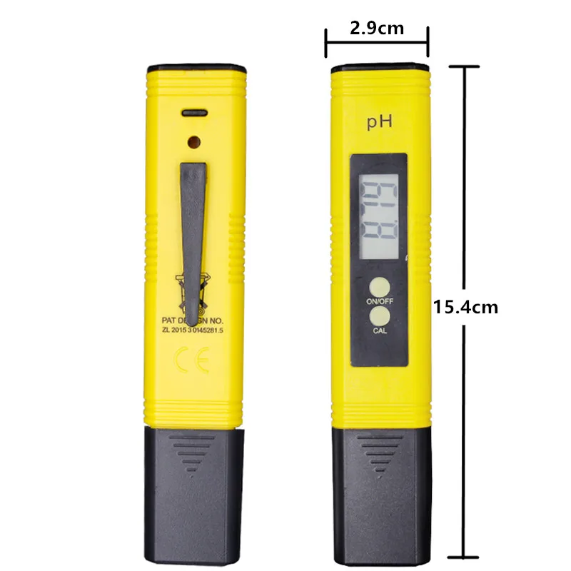 LCD Digital Test Pen PH Meter Tester Hydrokultur Aquarium Pool Wasser Qualität Neue