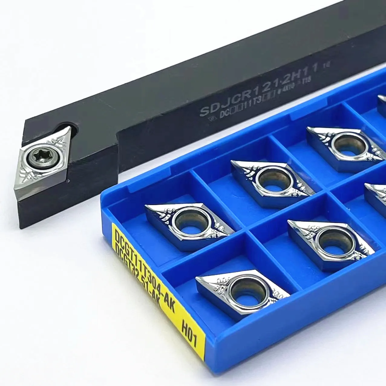 Portaherramientas externo con inserto de carburo, herramienta de torno de corte, SDJCR1212H11 SDJCR1616H11 SDJCR2020k11 sdjcr252525m11 DCMT11T304 DCMT11T308