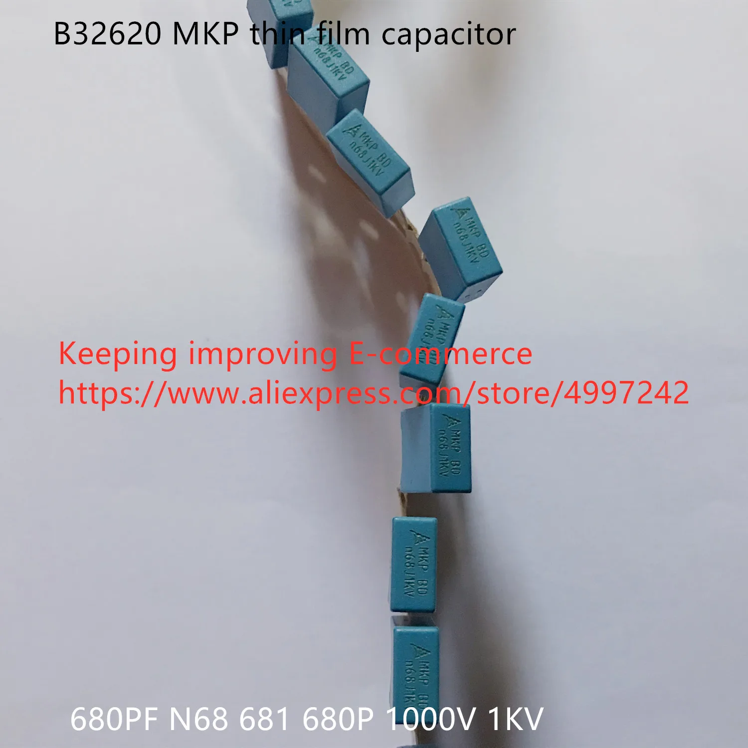 Original new 100% B32620 MKP thin film capacitor 680PF N68 681 680P 1000V 1KV (Inductor)