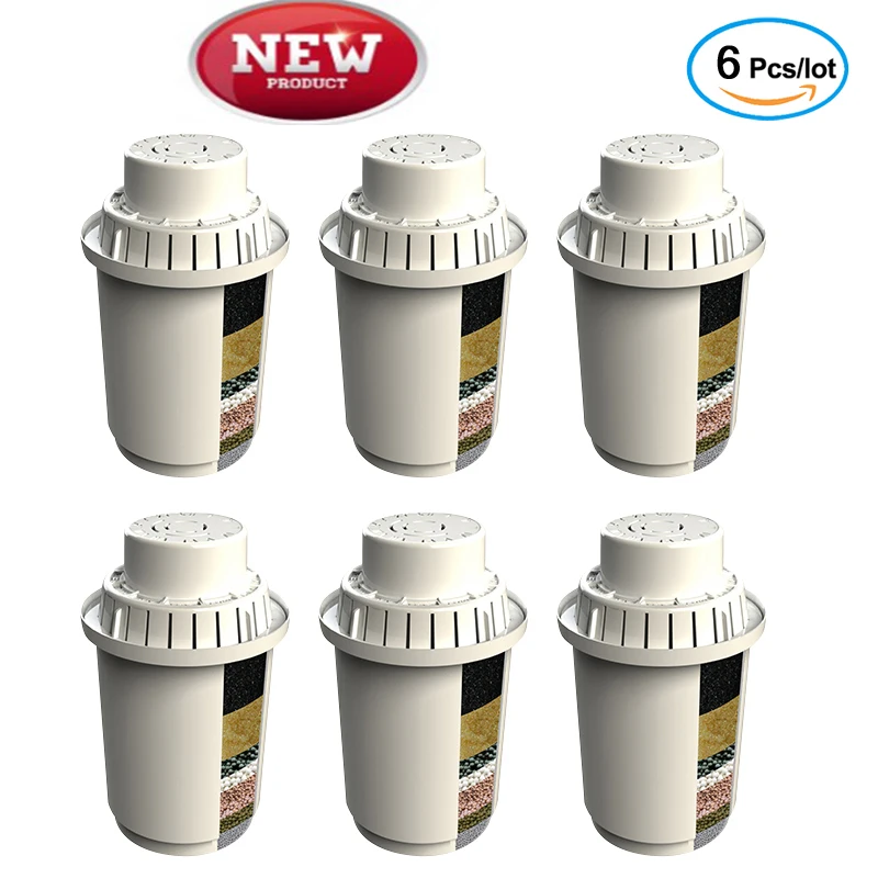 ตลับกรองน้ําอัลคาไลน์ เหมาะสําหรับกาต้มน้ํากรองน้ําขนาด 3.5 ลิตร เครื่องกรองน้ําอัลคาไลน์ PH สูง 6 แพ็ค