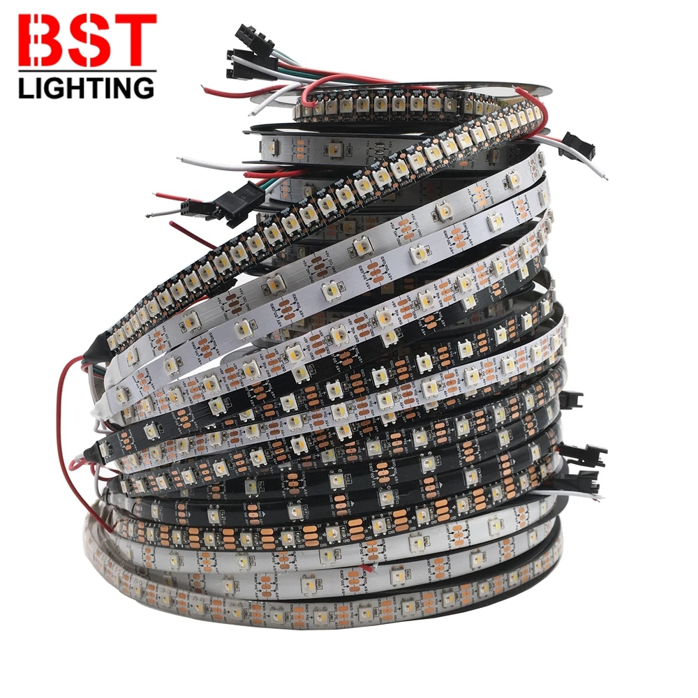 enderecavel individual led strip light sk6812 rgbw semelhante ws2812b em 30 60 144 leds pixels m ip30 ip65 ip67 ic 01