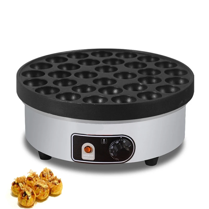 Electric Takoyaki Maker Pancake Machine Octopus Balls Grill Pan Round Shaped Waffle Baking Equipment