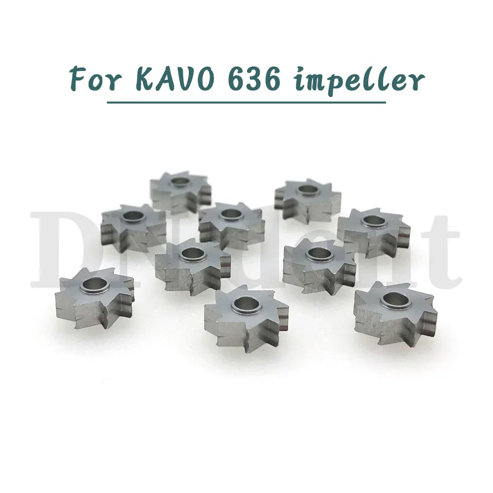 10pcs KAVO 636 CP Dental high speed handpiececartridge rotor Impeller Spare Parts