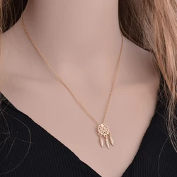 SUMENG 2024 New Fashion Dream Catcher Series Jewelry Necklace Exquisite Alloy Hollow Pendant Collares For Women Gifts