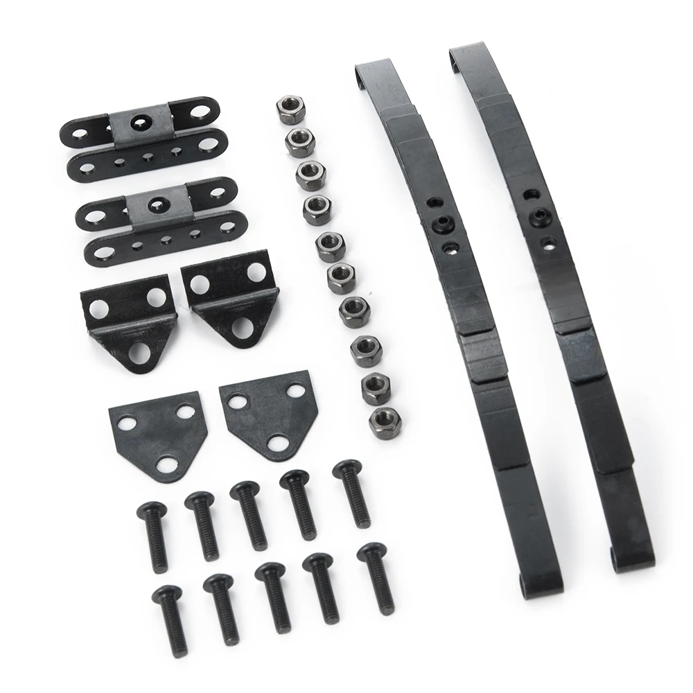 YEAHRUN 1Set Steel Leaf Spring Suspension Set for D90 1/10 RC Crawler Car Upgrade Parts