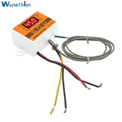 DC 12V 24V AC 220V W3003 Micro Temperature Controller Digital Intelligent Thermostat Thermoregulator K-type Thermocouple Sensor