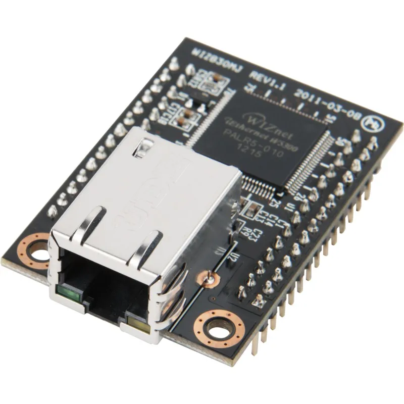 Модуль W5300 WIZ830MJ, модуль Ethernet, tcp/ip, аппаратный стек протоколов