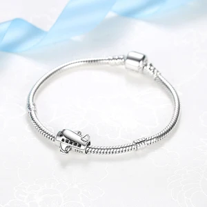 سحر الفضة الإسترليني الأصلي عيار 925 للنساء ، حقيبة الكاميرا ، قلادة حافلة لندن ، الخرز صالح لأساور وقلائد عموم ، مجوهرات أفضل 8 قلادة تجسس مبيعا - رقم 4