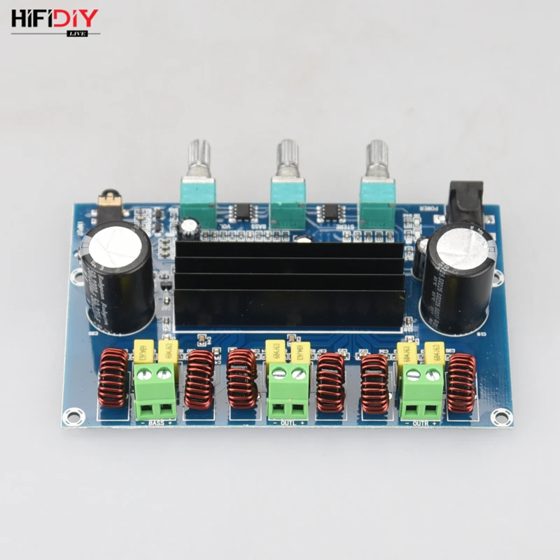 TPA3116D2 مضخم رقمي بلوتوث 5.0 نغمات الصوت 2.1 قناة ستيريو فئة D 50 واط * 2 + 100 واط المتكلم الصوت ل AUX XH-A305