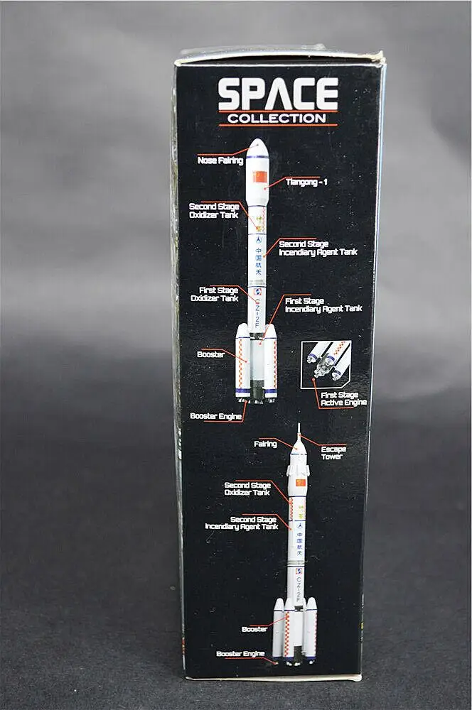 DRAGON 56256 1/400 CZ-2 Rockets (Shenzhou 10 & Tiangong-2) Diecast Rocket