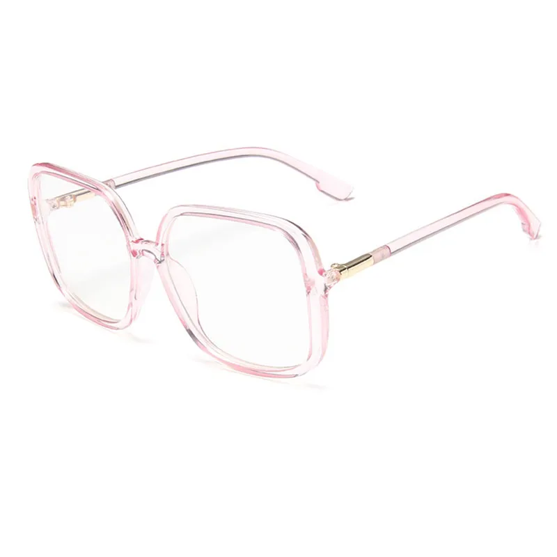 Trend Transparent Glasses Frame Women Fashionable Oversize  display picture 1