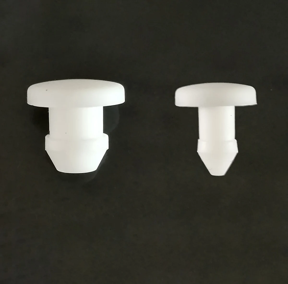 10/20/50/100pcs Tappi per fori in gomma siliconica 2.5/3/3.5/4mm Solido tipo T Tappo di copertura Snap-on Guarnizione Tappo terminale di chiusura Tappo di tenuta