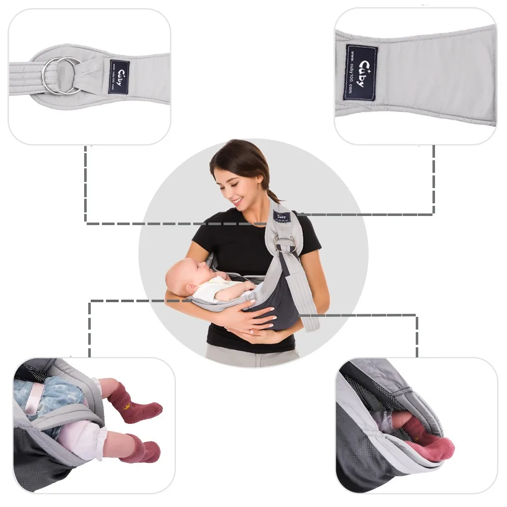 Summer breathing net babies carrier newborn baby sling wrap carrier adjustable belt new born baby items baby carries