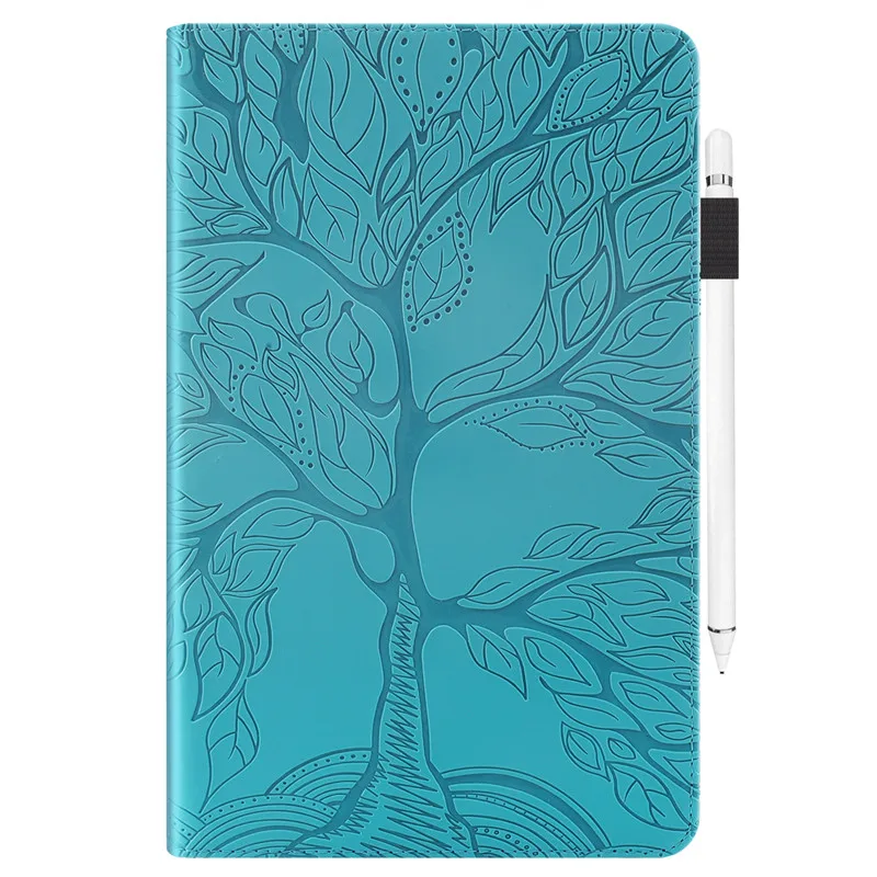 3D Tree Embossed Case for Huawei MediaPad M5 10.8 CMR-W09 CMR-W19 CMR-AL09 Flip Stand for Huawei MediaPad M5 10 Pro +Gift Pen