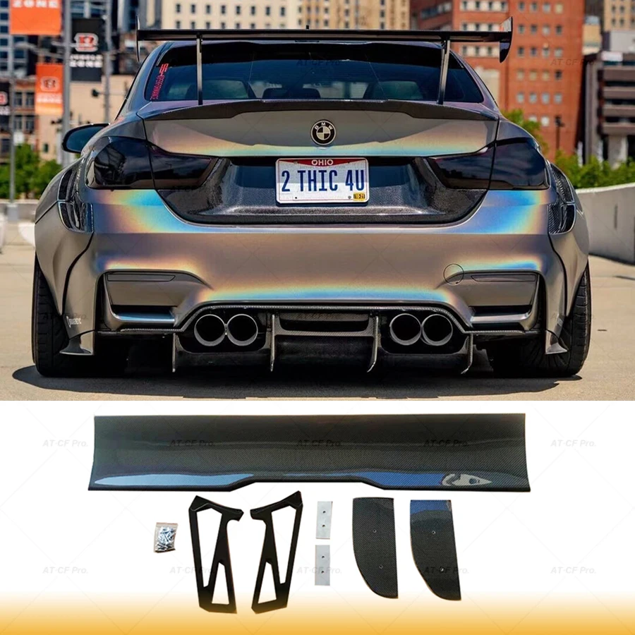 

Carbon Fiber FRP Rear Boot Racing Wing Universal Spoiler RKP Style For BMW F87 M2 F80 M3 F82 M4 M5 M6 F30 F32 Sedan 2010-2020