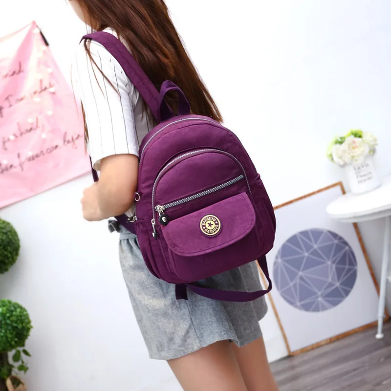 Female Backpack Women School Backpack for Teenage Girls Mochila Feminina Waterproof Nylon Bagpack Travel Bags Casual Sac A Dos