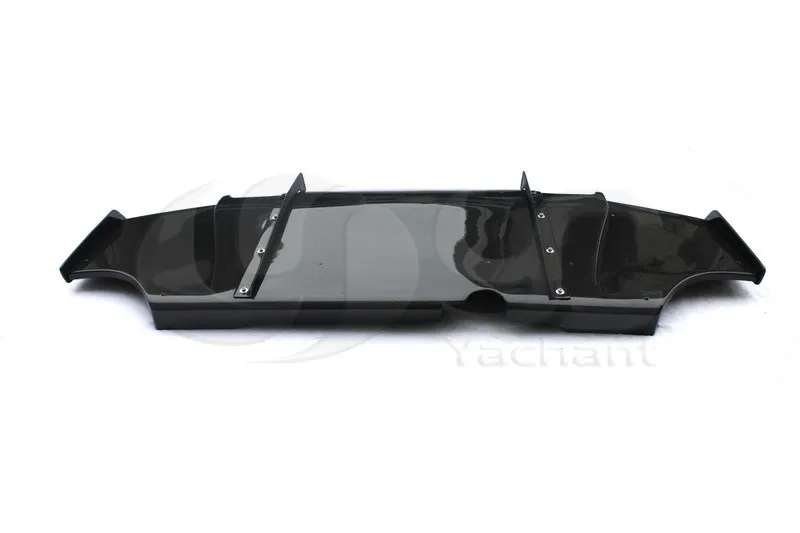 Car-Styling Carbon Fiber Rear Bumper Diffuser Fit For 2008-2012 Evolution 10 EVO X EVO10 VS Style Rear Diffuser