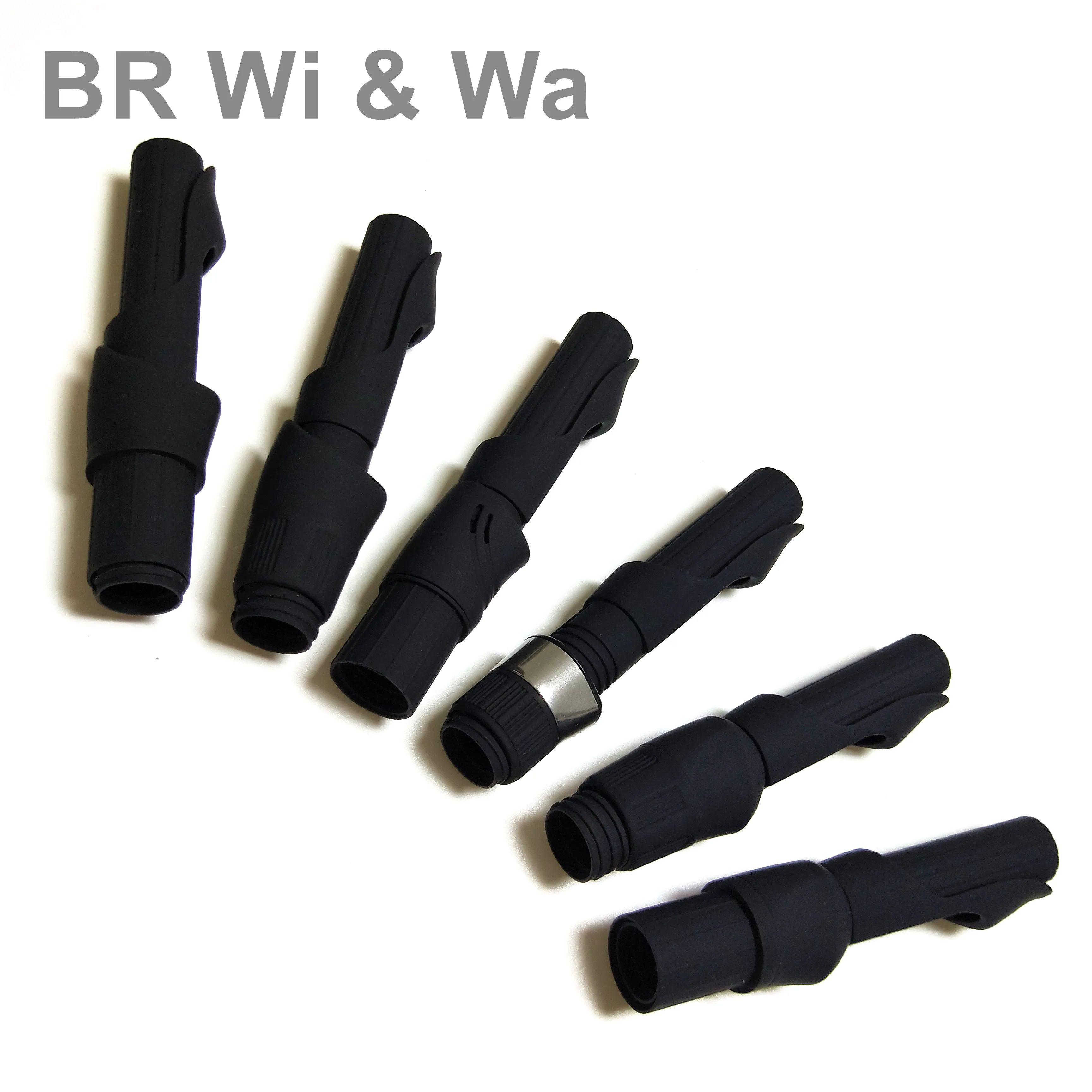 BR Wi&Wa  VSS reel seat Matte Black Non-slip ,super wear-resistant Size 16 DIY reel seat repair fishing rod 1PCS