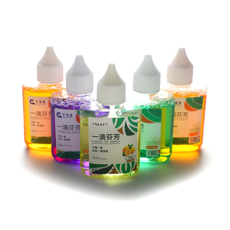 50ML ห้องน้ำ Liquid Air Freshener ห้องน้ำ Drop ธูปเครื่องกำจัดกลิ่นสำหรับห้องน้ำสัตว์เลี้ยง Nest อื่นๆกลิ่นรอบบ้าน