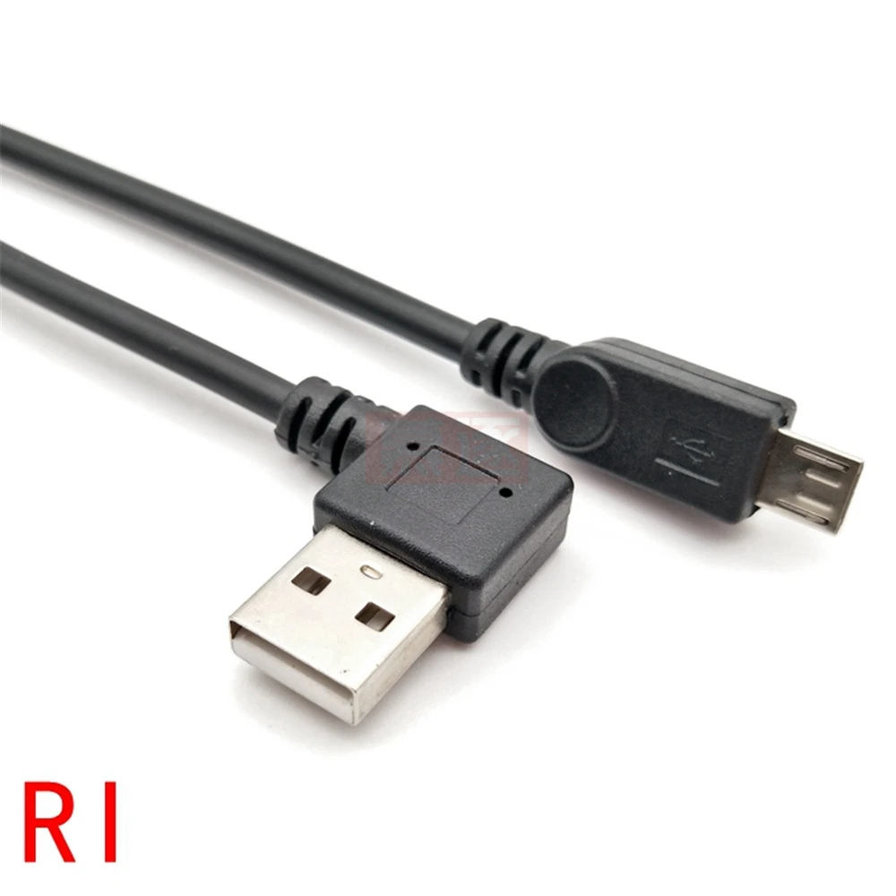 022  USB to Micro usb  Short A Fast Charging Cable Elbow 90 Degree USB C Micro USB Data Cable For All Smartphones