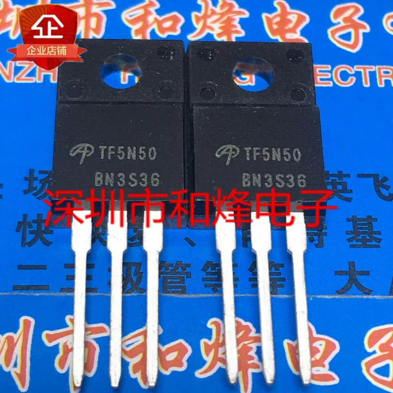 (5 Pieces) MJF122  TO-220F 100V 5A / 2SK3569 K3569 600V 10A / AOTF5N50 TF5N50 5A 500V / IRFI640G  200V 9.8A TO-220F