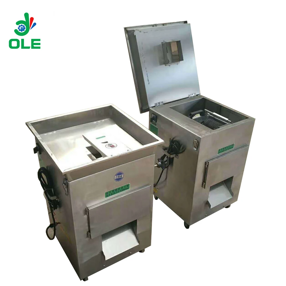 ماكينة تقطيع اللحم البقري من الفولاذ المقاوم للصدأ ماكينة تقطيع اللحم البقري التجارية الطازجة