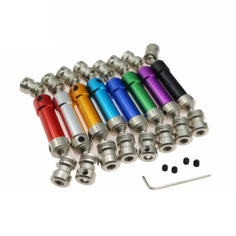 

1 шт. 5 мм-5 мм универсальный карданный вал, соединительная муфта, соединитель двигателя, задний телескопический вал для радиоуправляемого автомобиля CVD