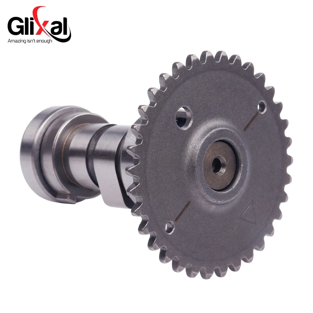 Glixal Cam Shaft 125cc 150cc GY6 Scooter Moped ATV 152QMI 157QMJ Camshaft for Jonway ZNEN TAOTAO ROKETA SUNL JCL