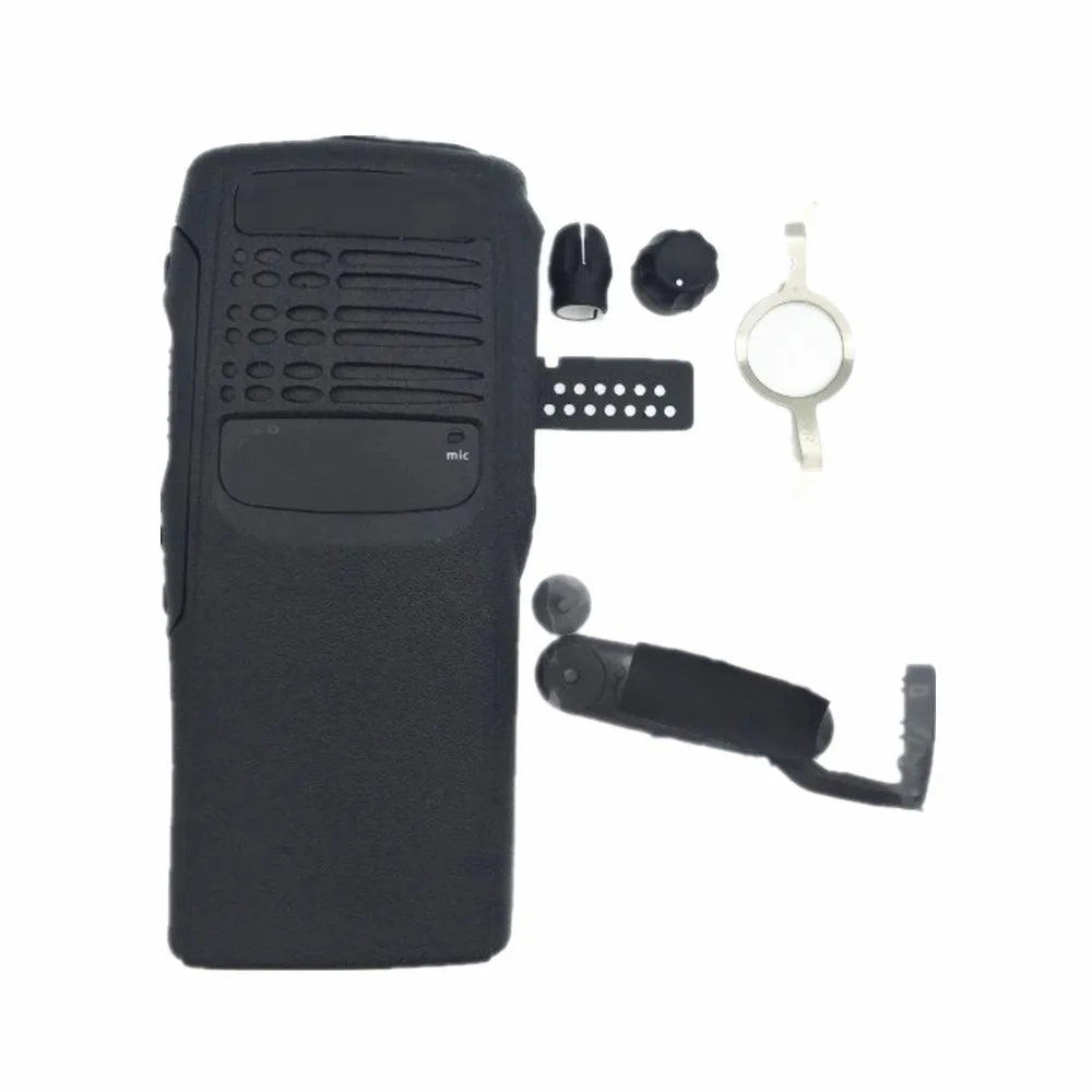 Replacement Front Housing Case Kit Dust Cover Knob For Motorola GP328 GP340 HT750 PRO5150 Two-Way Radio Walkie Talkie Repair