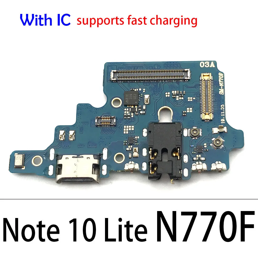 USB Charging Port Dock Connector Charge Board Flex Cable For Samsung Note 8 9 10 Lite Plus 20 Ultra N950F N970F N770F