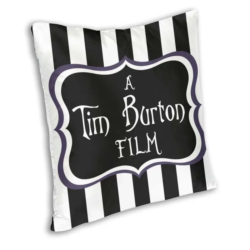 A Tim Burton Film Cushion Covers Sofa Living Room Horror Fantasy Movie Square Throw Pillow Cover 45x45cm