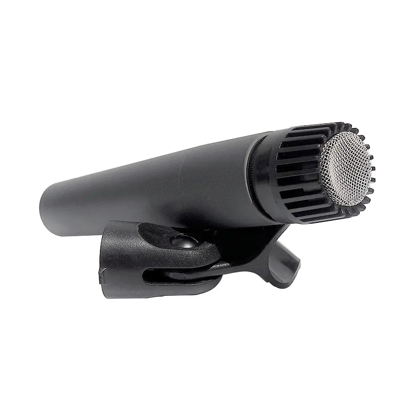 Finlemho ميكروفون Dyanmic كبسولة تسجيل استوديو SM57 المهنية لمضخم الجيتار طقم طبل أداة خلاط الصوت