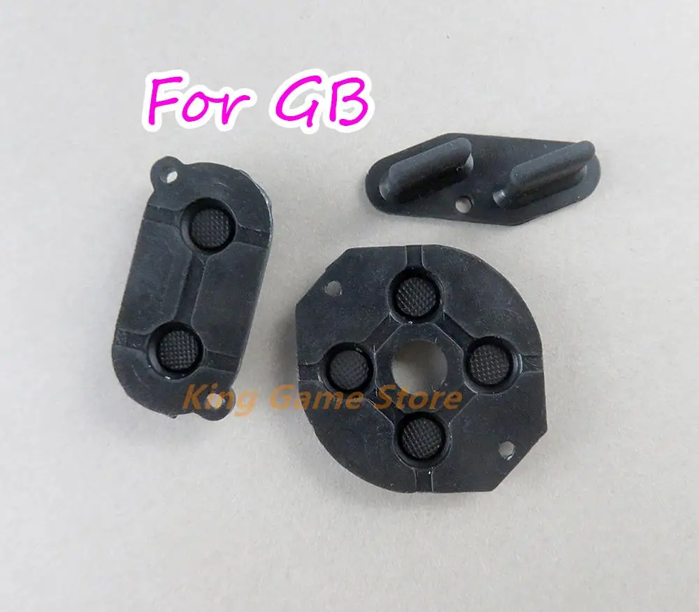 5sets/lot For GB Rubber Conductive Buttons A-B D-pad for Game Boy Classic GB Silicone Start Select Keypad