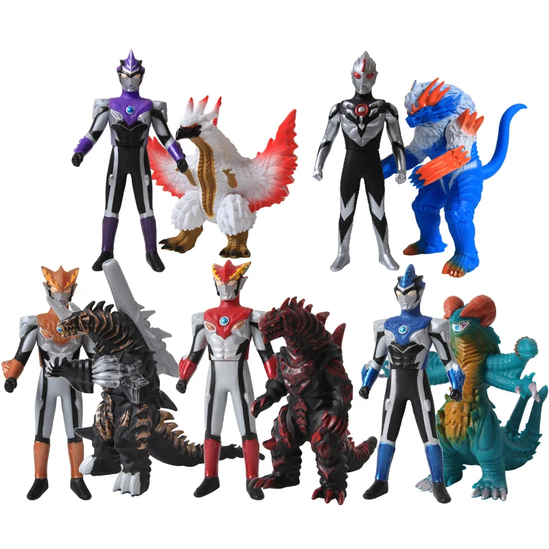 

Bandai Ultraman Toys 500 Super Decisive Battle Soft Doll Monster Orb Rosso Figure Boy Toy Set