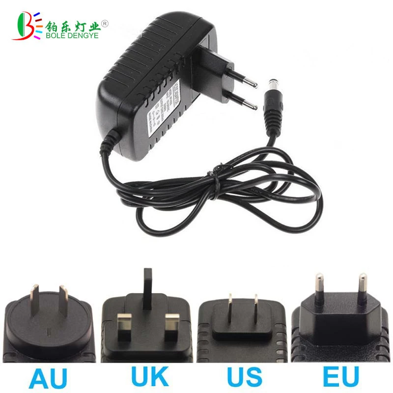 DC 5V LED Power Adapter For WS2812b LED RGB Strip CCTV Switching Power Supply EU US Plug Lighting Transformer 1A 2A 3A 5A 6A 8A