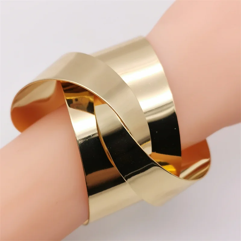 Fkewyy Gothic Exaggeration Bracelets For Women Gold Plated Snake Bracelet Charm Birthday Gifts For Woman Gothic Accessories Girl