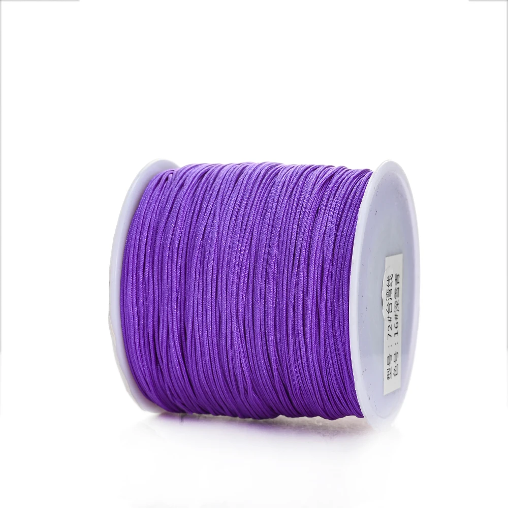 100 m/Rolle, 0,8 mm, 28 Farben, Nylonfaden, Schnur für DIY-Herstellung von Armbändern, Halsketten, handgefertigten Bastelzubehör – Detail 21