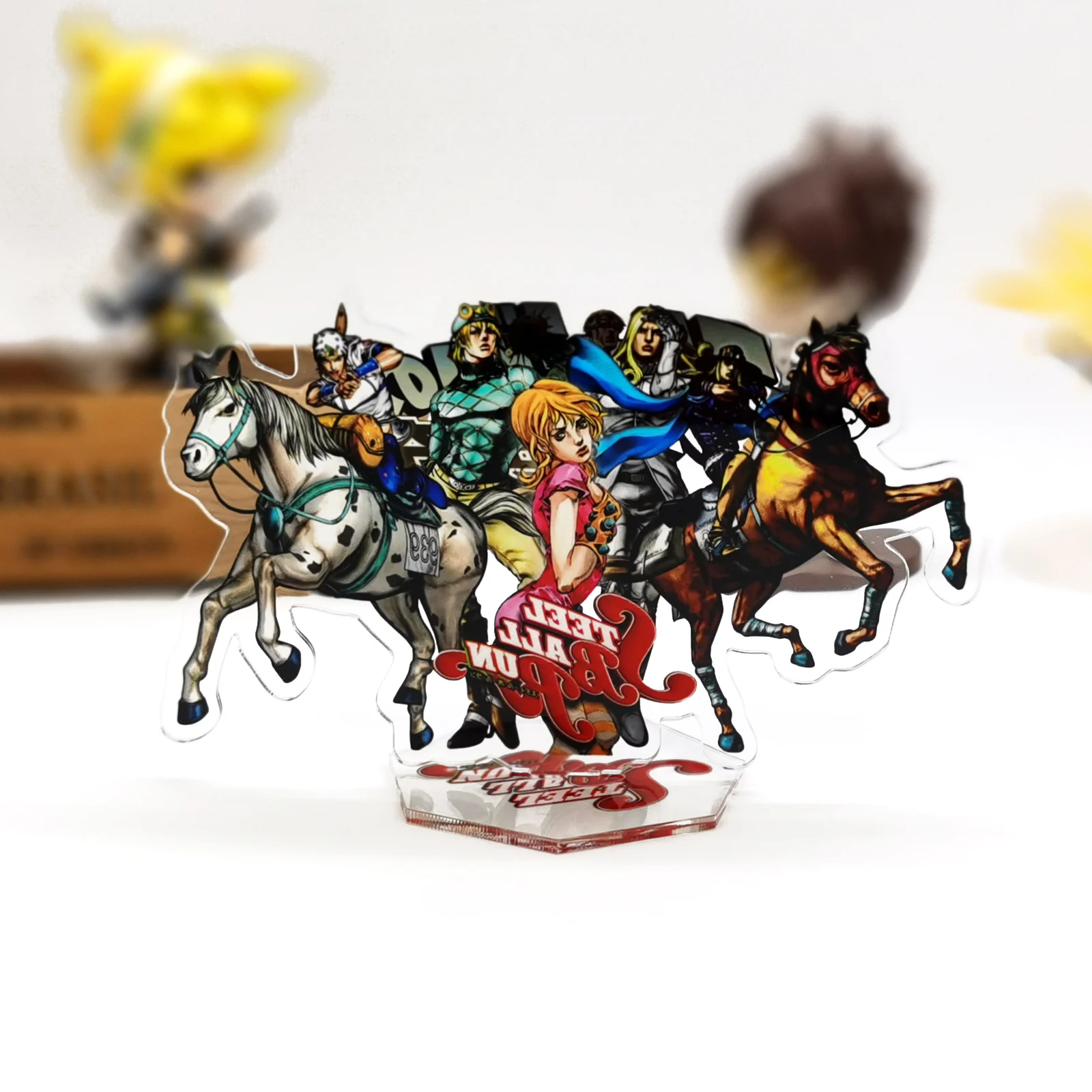 Jo Bizarre Adventure no Kimyou na Bouken SBR Bizarre Adventure Johnny Funny Diego Zeppeli GM acrylic stand figure cake topper