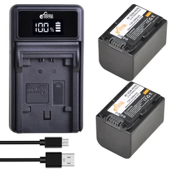 (Pickle Power Camera Battery NP-FH70 NPFH70 + LED USB Charger do Sony NP-FH30 NP-FH40 NP-FH60 NP-FH50 NP-FH70 HDR-XR Series